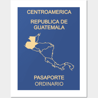 Guatemala passport Posters and Art